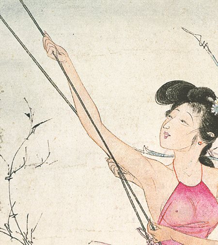 屯溪-胡也佛的仕女画和最知名的金瓶梅秘戏图